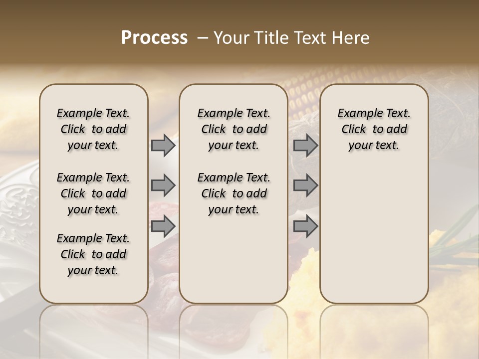 Course Knife Cheese PowerPoint Template