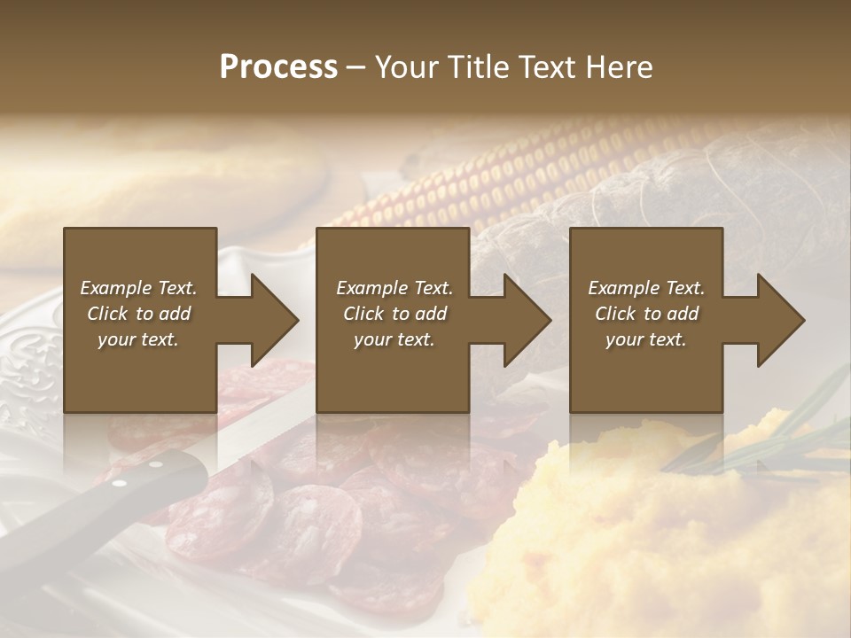 Course Knife Cheese PowerPoint Template