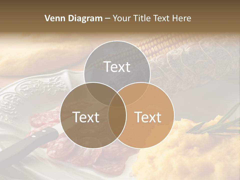 Course Knife Cheese PowerPoint Template