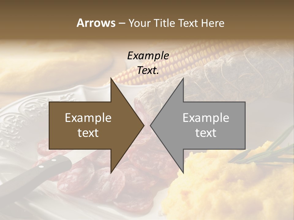 Course Knife Cheese PowerPoint Template
