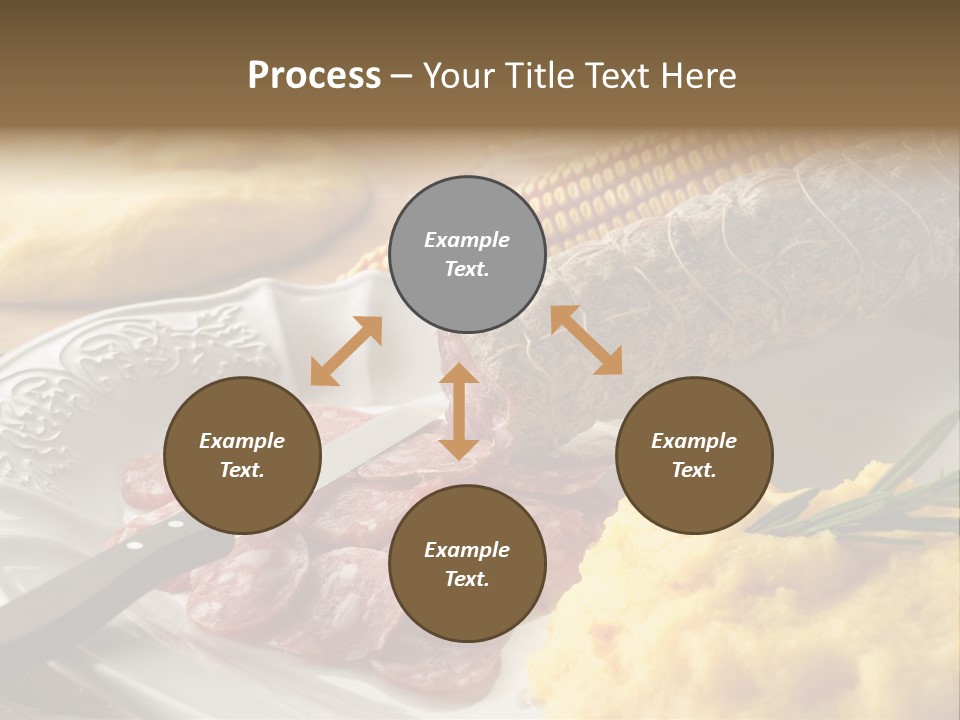 Course Knife Cheese PowerPoint Template