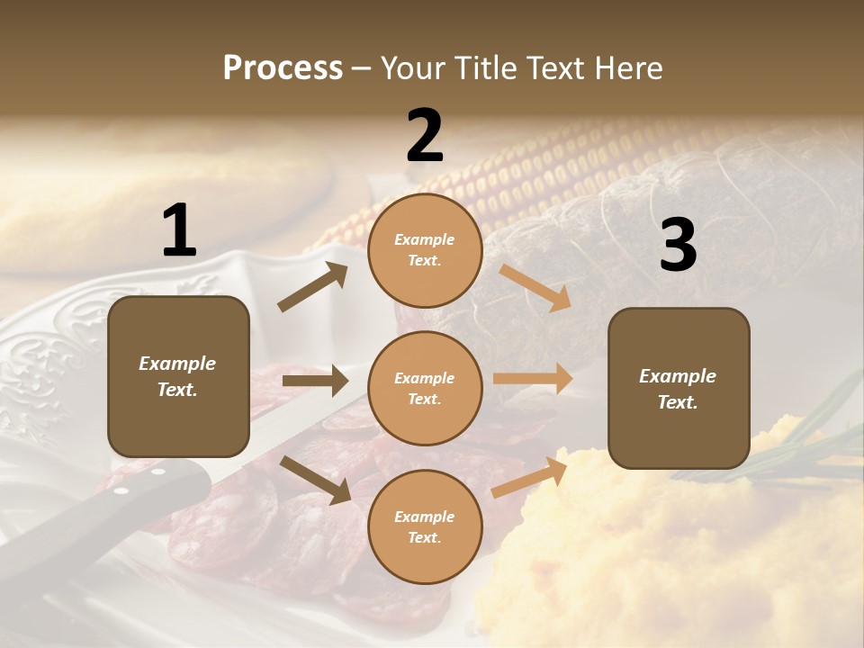 Course Knife Cheese PowerPoint Template