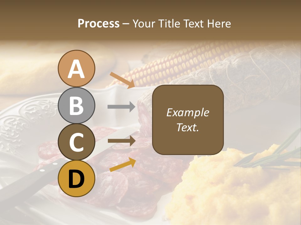 Course Knife Cheese PowerPoint Template
