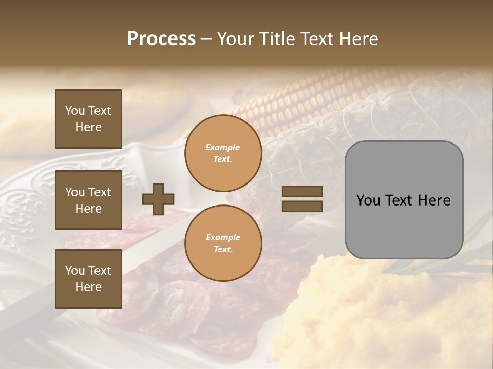 Course Knife Cheese PowerPoint Template