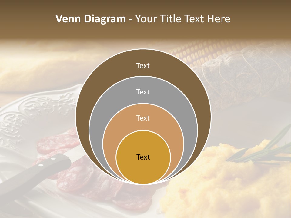 Course Knife Cheese PowerPoint Template