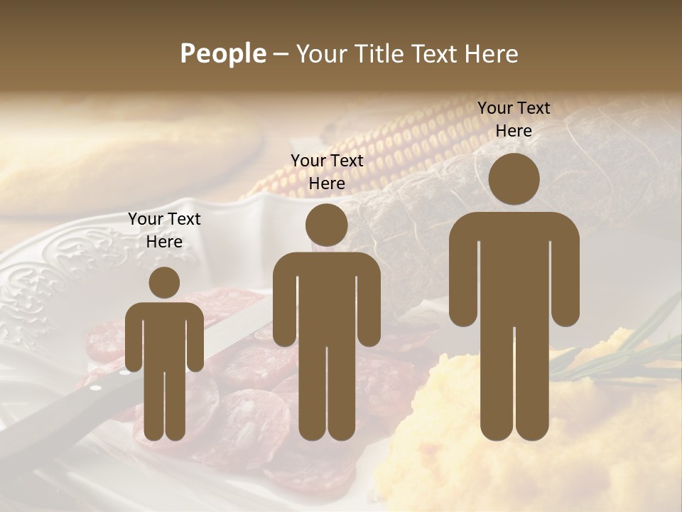 Course Knife Cheese PowerPoint Template