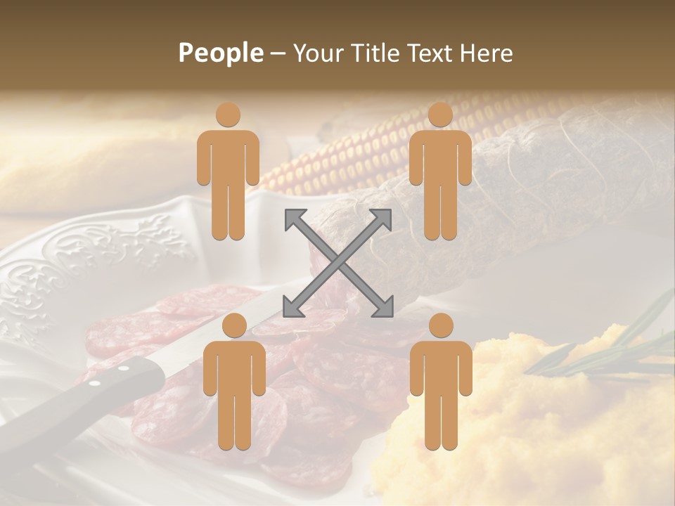 Course Knife Cheese PowerPoint Template