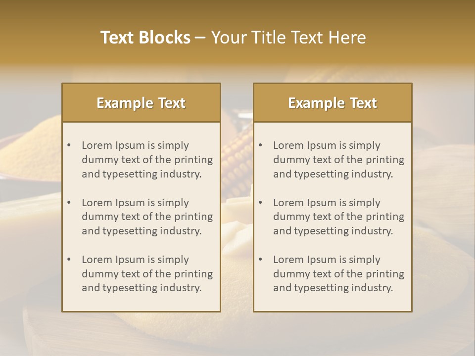 Cuisine Slice Wood PowerPoint Template