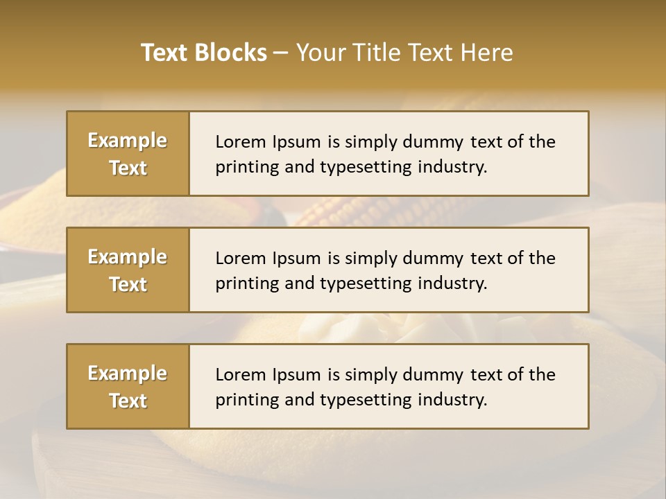 Cuisine Slice Wood PowerPoint Template