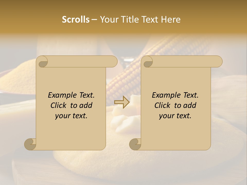 Cuisine Slice Wood PowerPoint Template