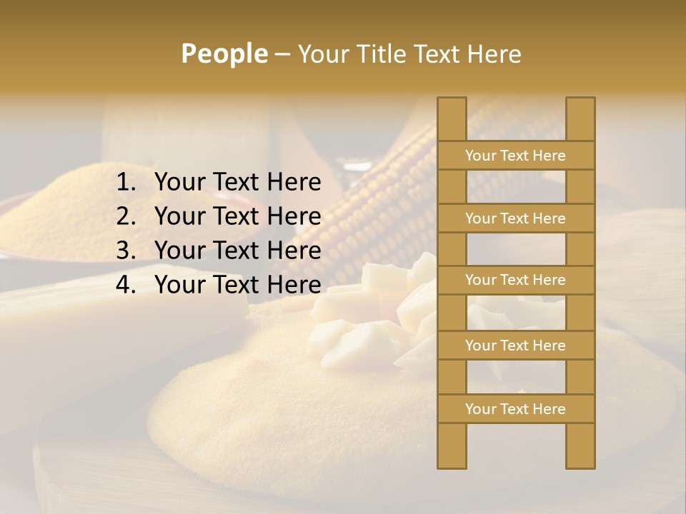 Cuisine Slice Wood PowerPoint Template