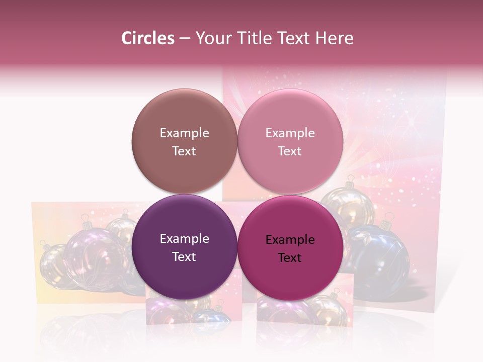 Card Party Gladness PowerPoint Template