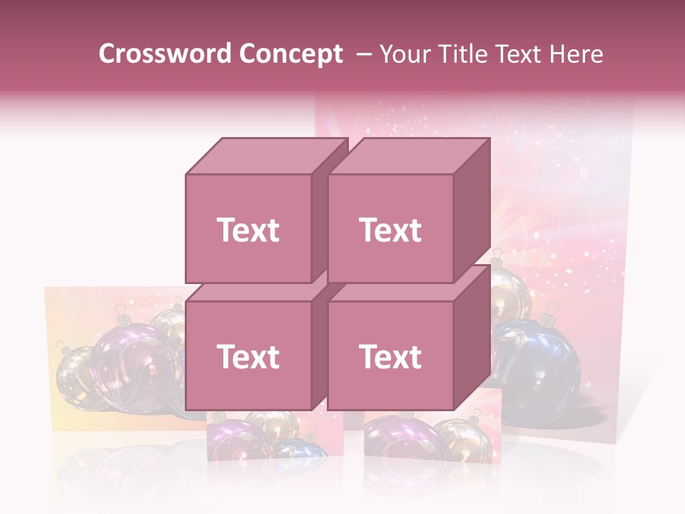 Card Party Gladness PowerPoint Template