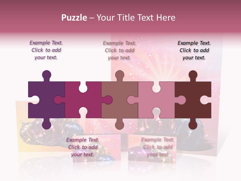 Card Party Gladness PowerPoint Template