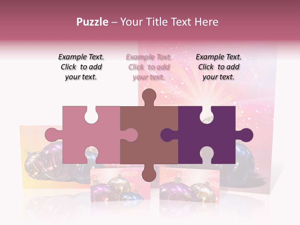 Card Party Gladness PowerPoint Template