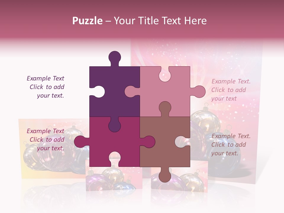 Card Party Gladness PowerPoint Template