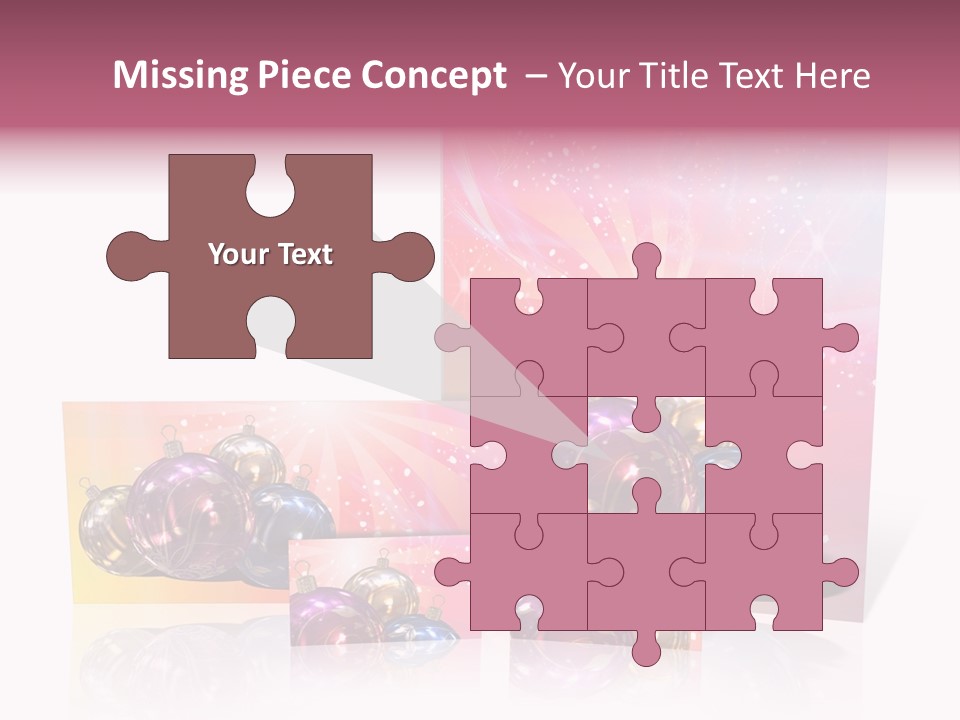 Card Party Gladness PowerPoint Template