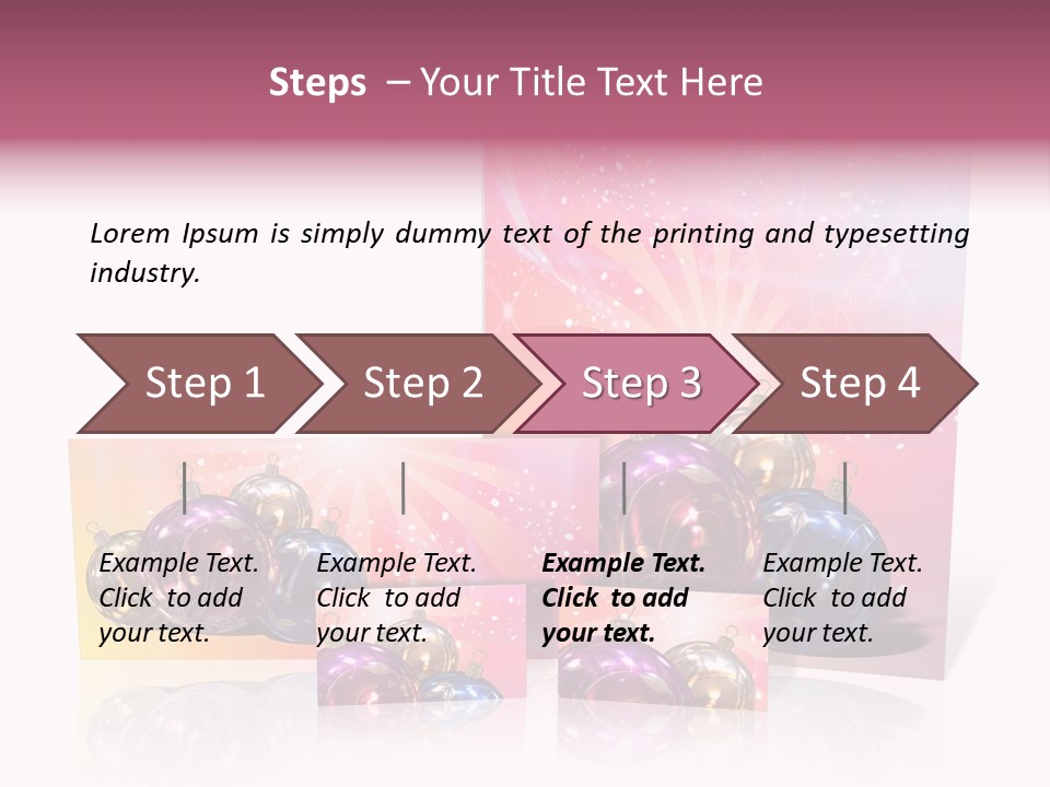 Card Party Gladness PowerPoint Template