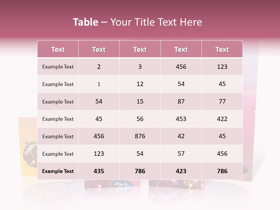 Card Party Gladness PowerPoint Template