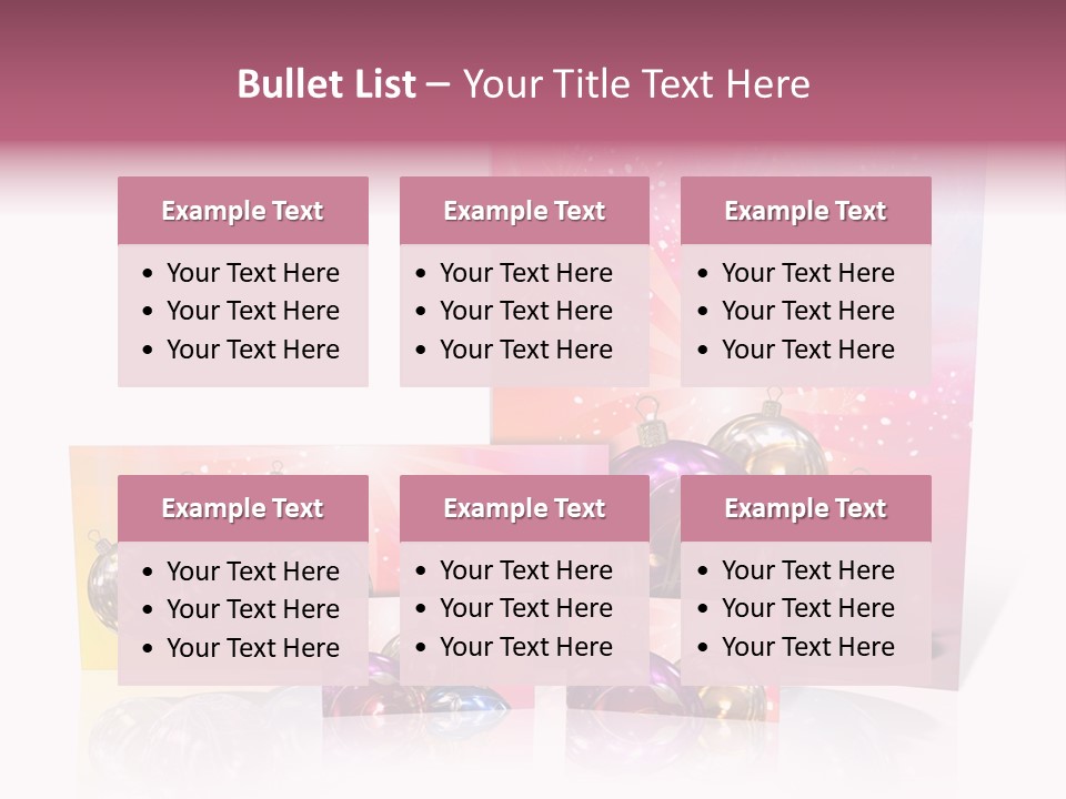 Card Party Gladness PowerPoint Template