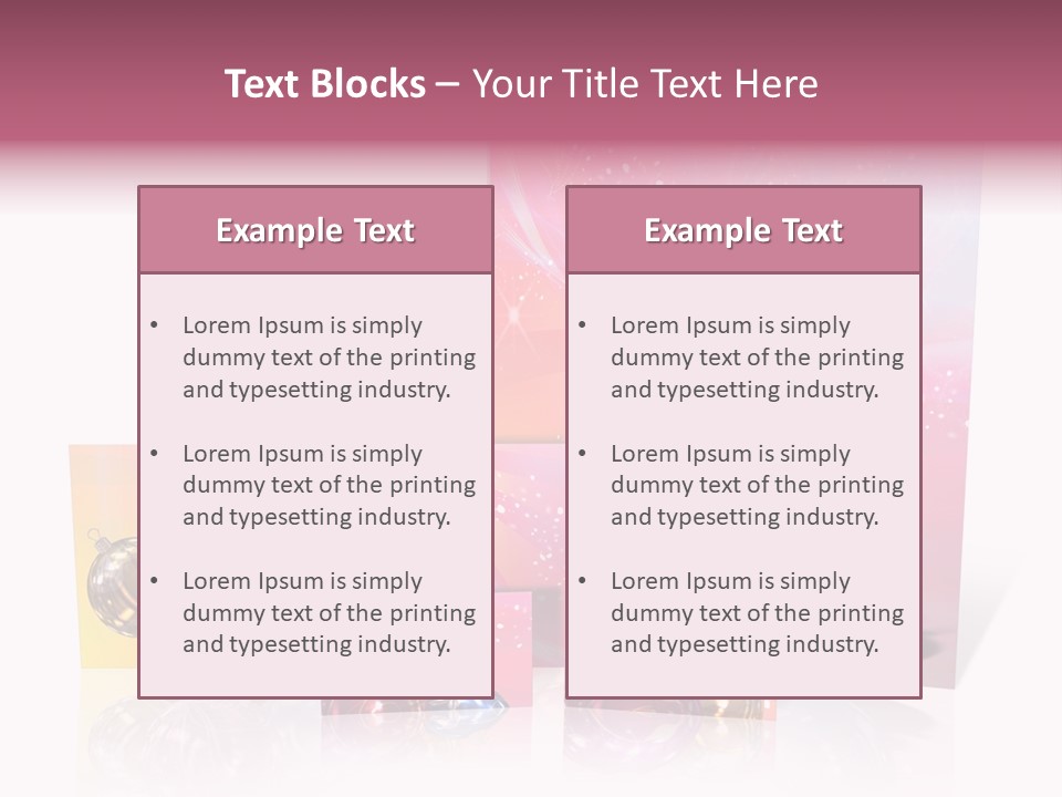 Card Party Gladness PowerPoint Template