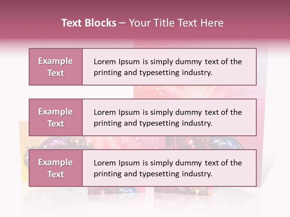 Card Party Gladness PowerPoint Template