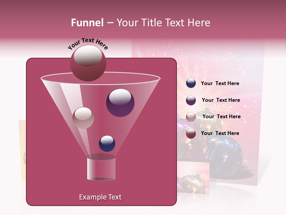 Card Party Gladness PowerPoint Template