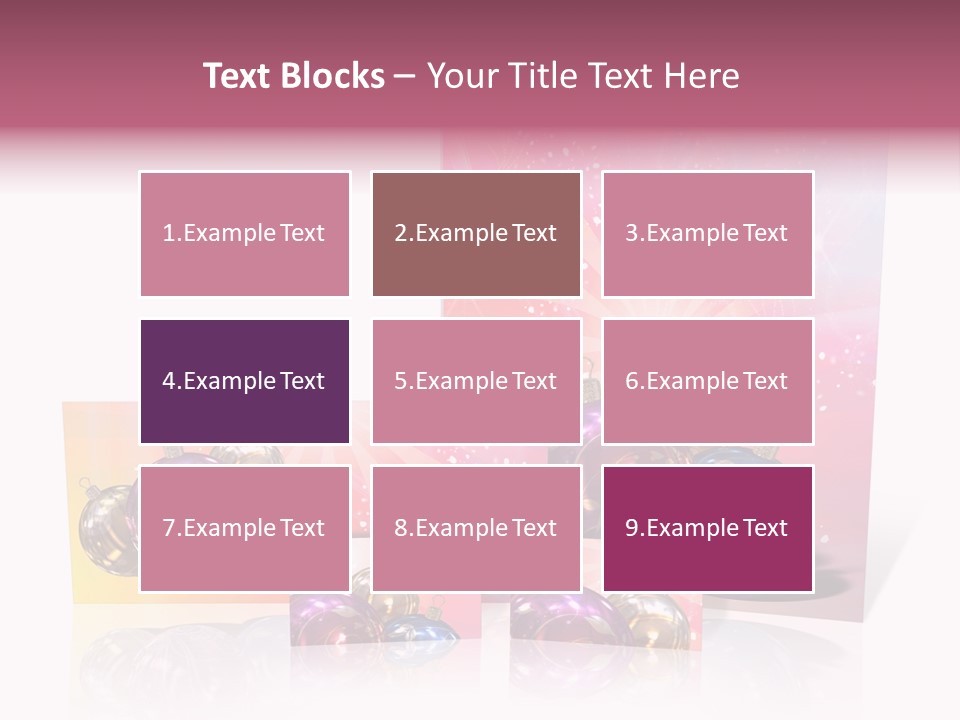 Card Party Gladness PowerPoint Template