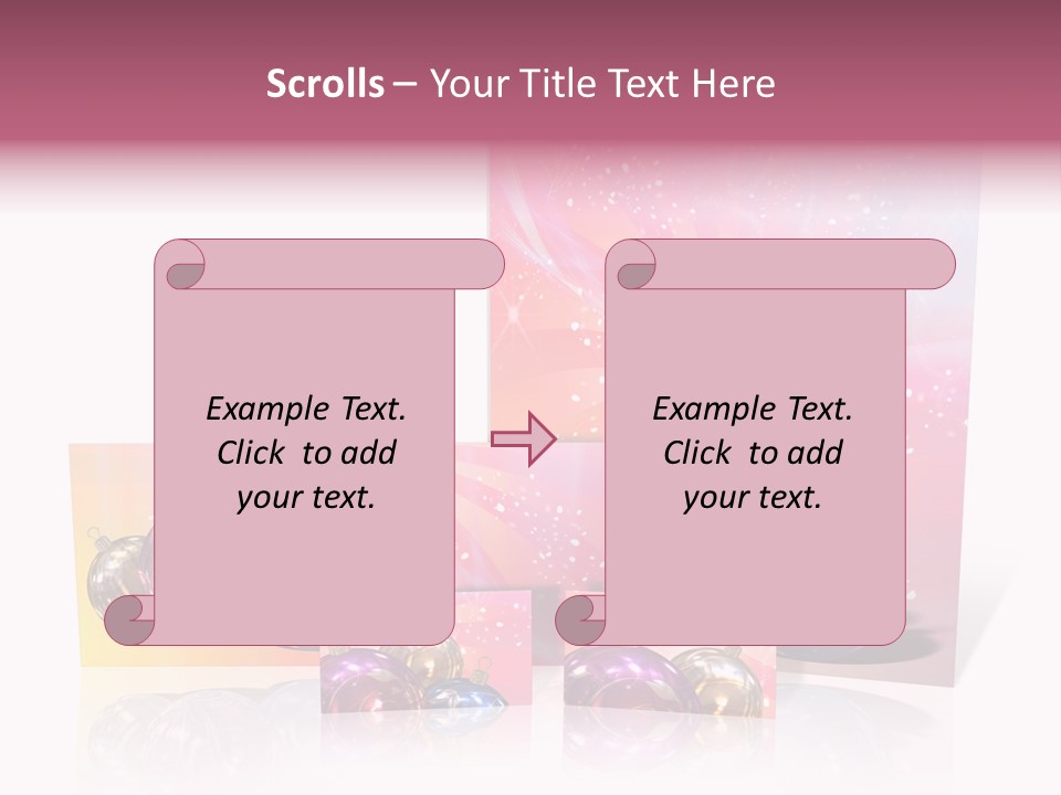Card Party Gladness PowerPoint Template