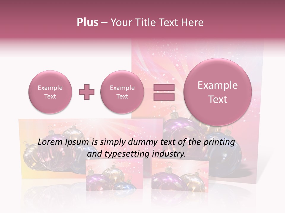 Card Party Gladness PowerPoint Template