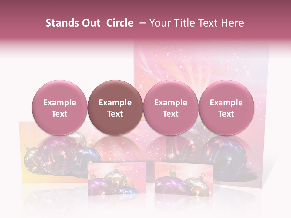 Card Party Gladness PowerPoint Template