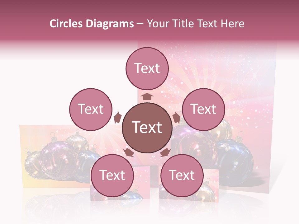 Card Party Gladness PowerPoint Template