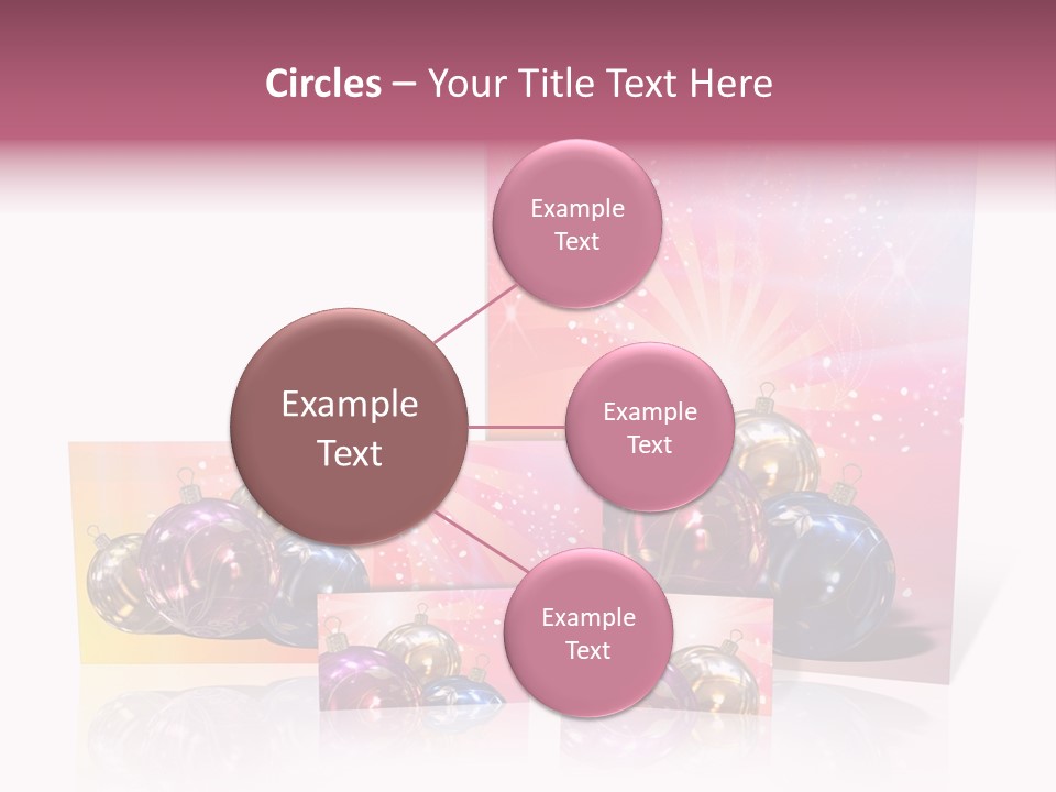 Card Party Gladness PowerPoint Template