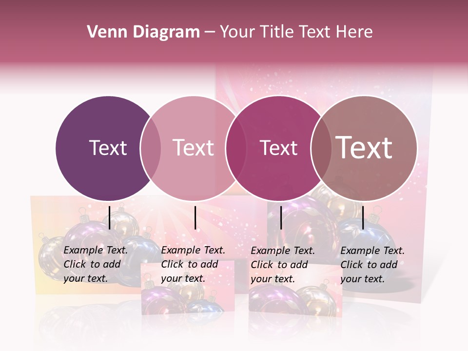 Card Party Gladness PowerPoint Template