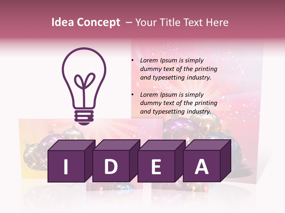 Card Party Gladness PowerPoint Template