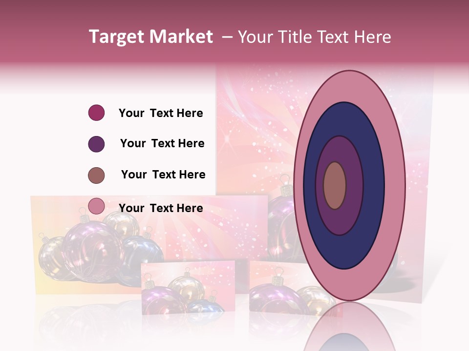 Card Party Gladness PowerPoint Template