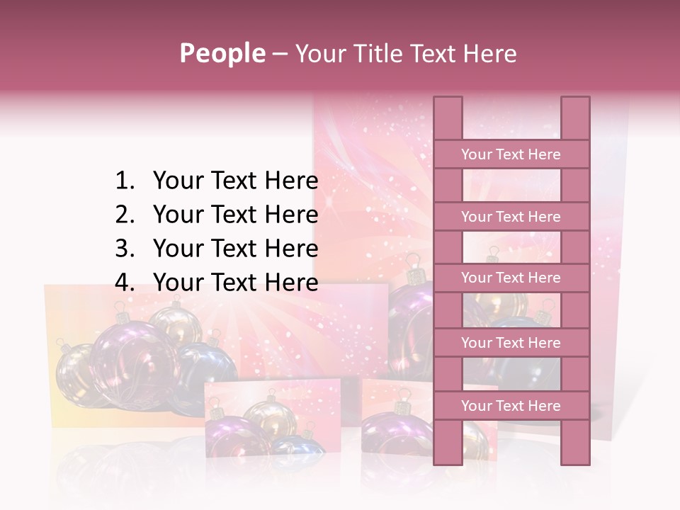 Card Party Gladness PowerPoint Template