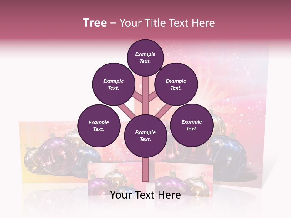 Card Party Gladness PowerPoint Template