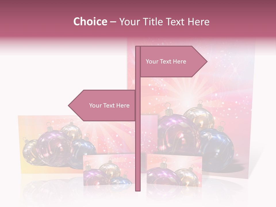 Card Party Gladness PowerPoint Template