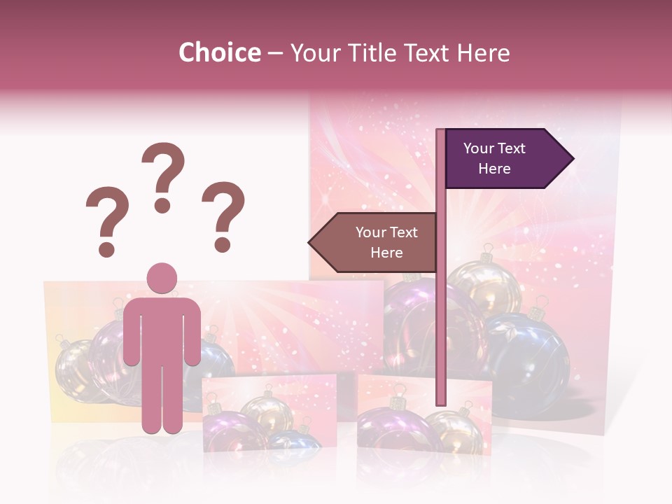 Card Party Gladness PowerPoint Template