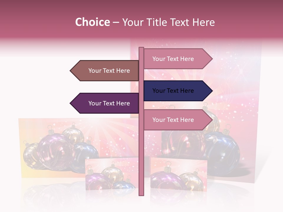 Card Party Gladness PowerPoint Template