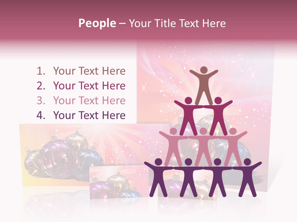 Card Party Gladness PowerPoint Template