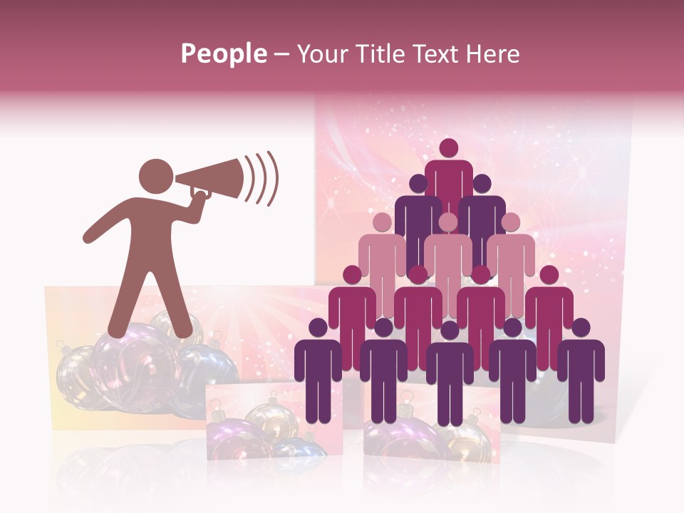 Card Party Gladness PowerPoint Template