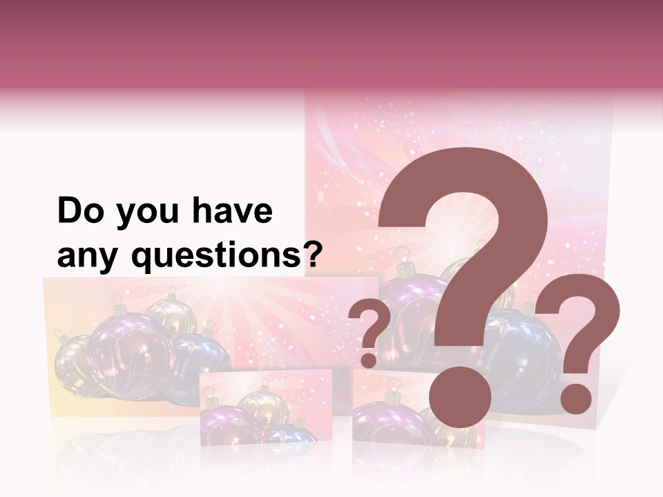 Card Party Gladness PowerPoint Template