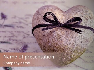 Lavandula Nostalgia Admission PowerPoint Template