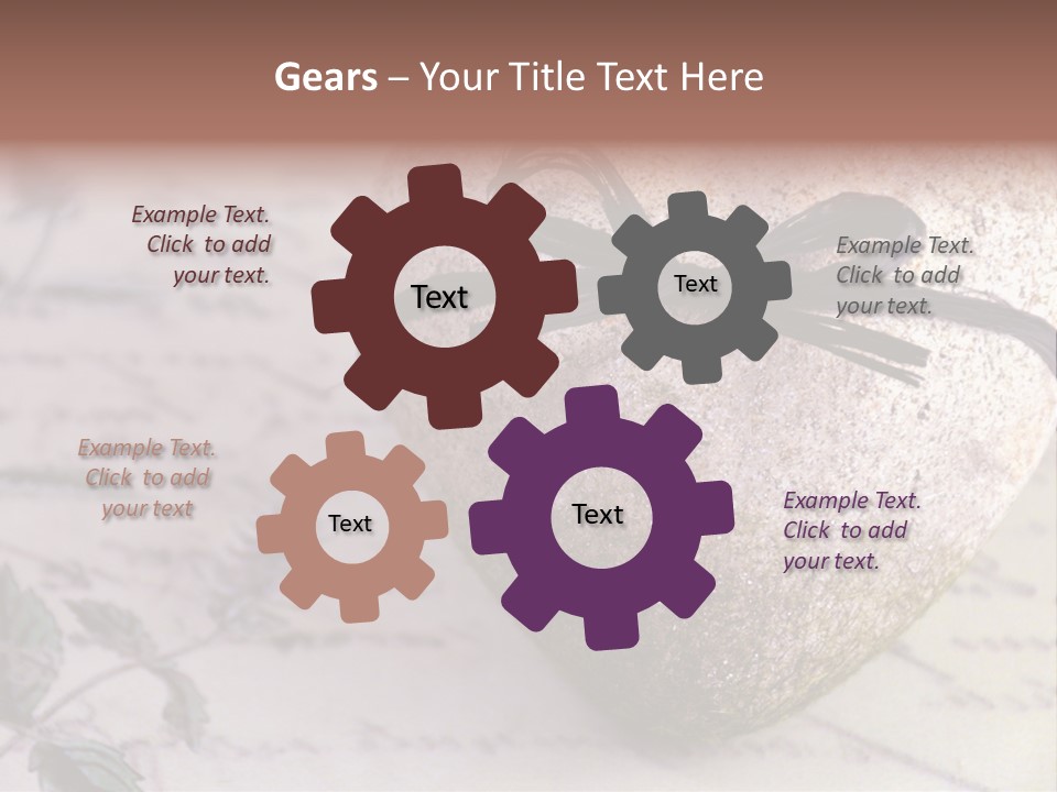 Lavandula Nostalgia Admission PowerPoint Template