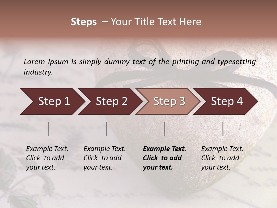 Lavandula Nostalgia Admission PowerPoint Template