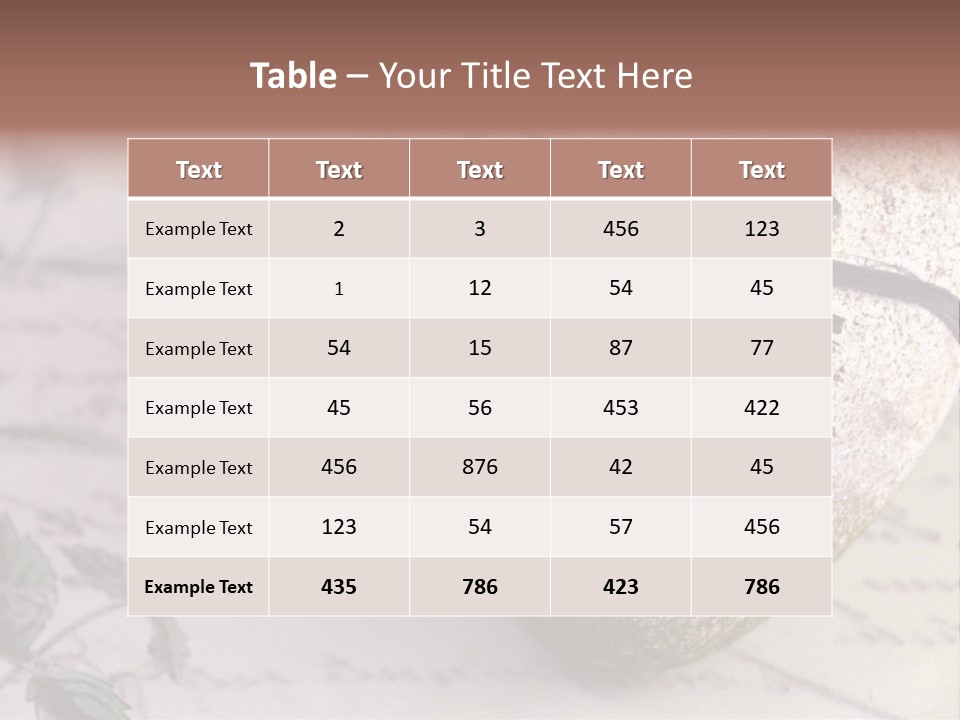 Lavandula Nostalgia Admission PowerPoint Template