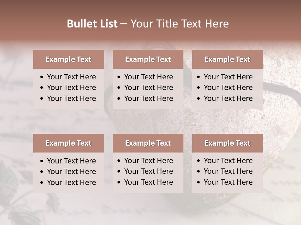 Lavandula Nostalgia Admission PowerPoint Template