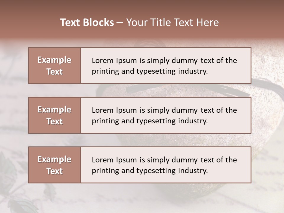 Lavandula Nostalgia Admission PowerPoint Template